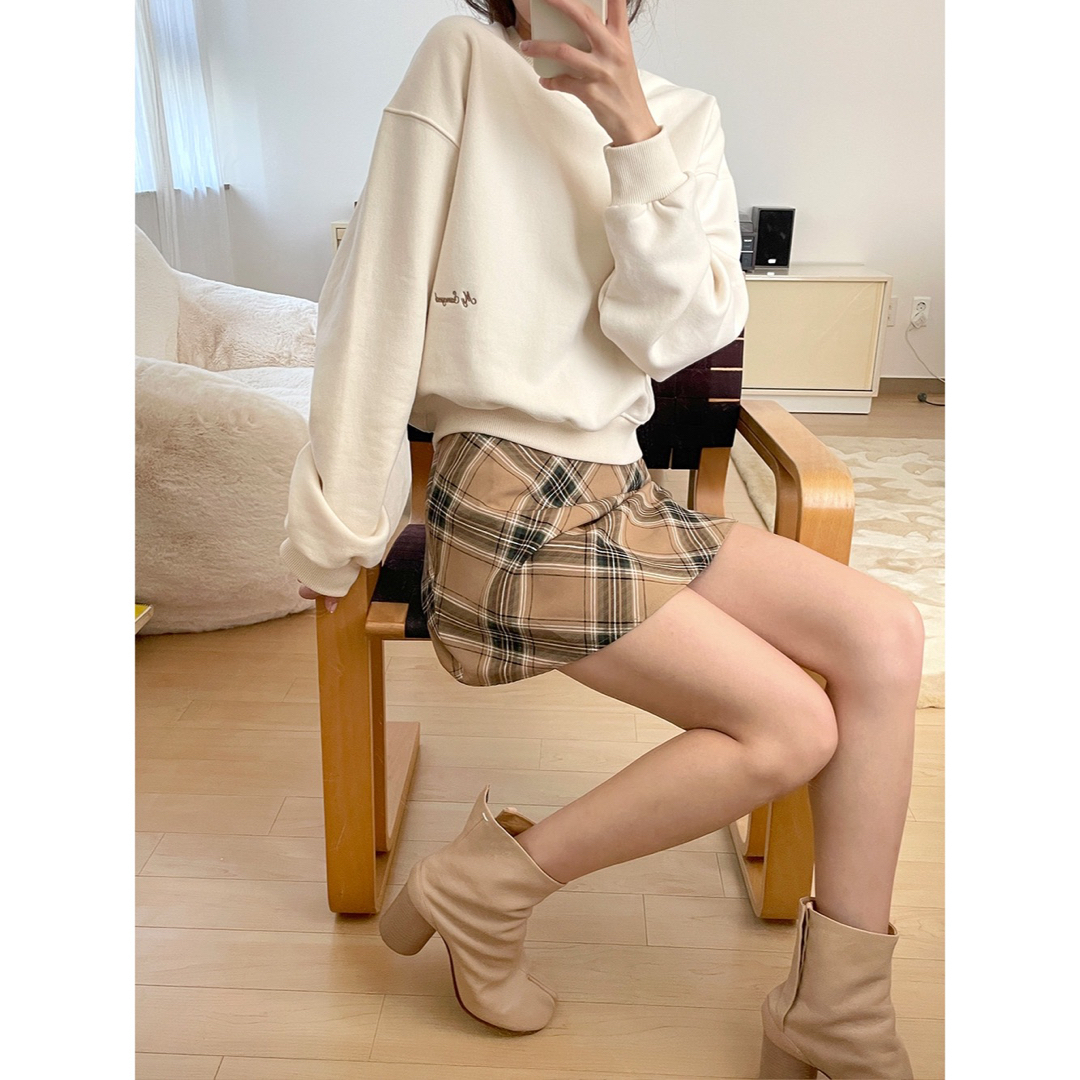 MY SAMOYED マイサモエド / Check Mini Skirt レディースのスカート(ミニスカート)の商品写真