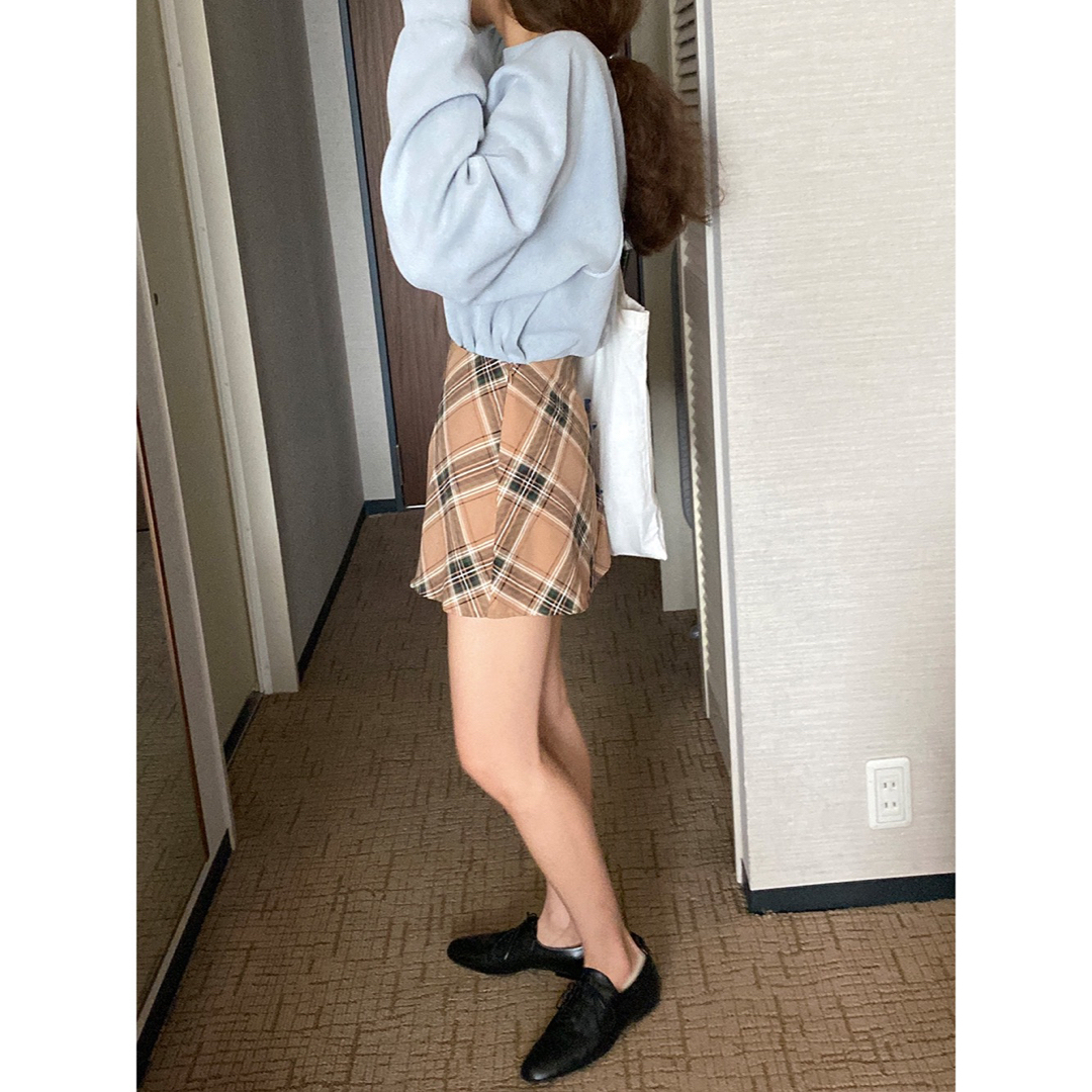 MY SAMOYED マイサモエド / Check Mini Skirt レディースのスカート(ミニスカート)の商品写真