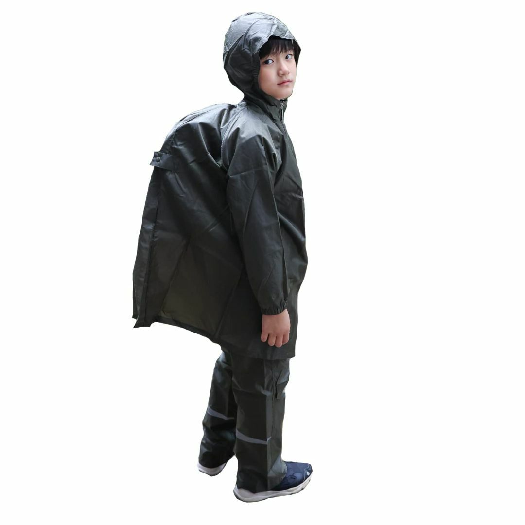 [アウトドアプロダクツ] キッズランドパーカ キッズレインパンツ 上下セット ラベビー服(~85cm)