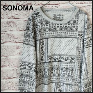 ソノマ(sonoma)のSONOMA　ソノマ トレーナー　個性派　メンズ　レディース(Tシャツ(長袖/七分))