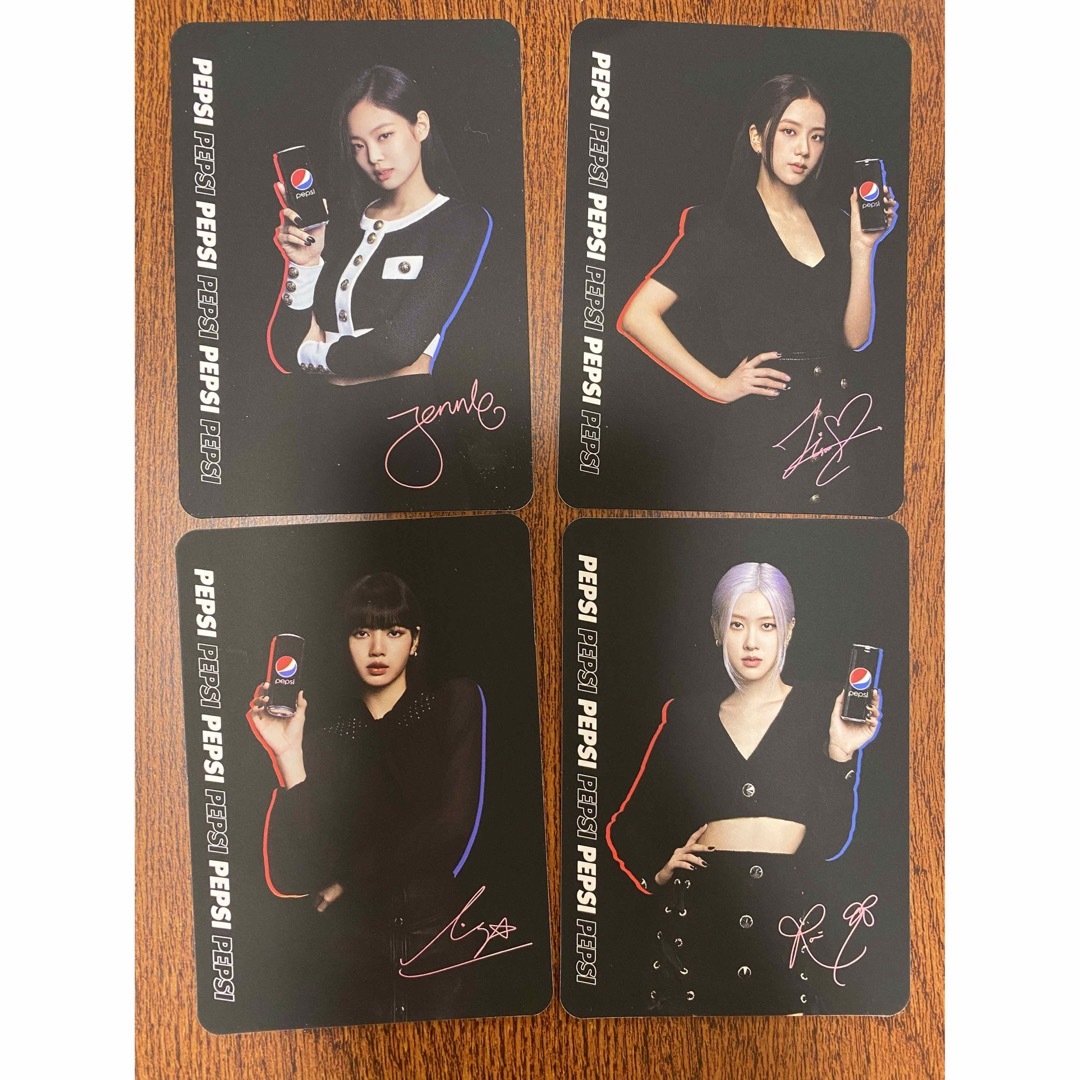 BLACKPINK PEPSI トレカ 4枚セット