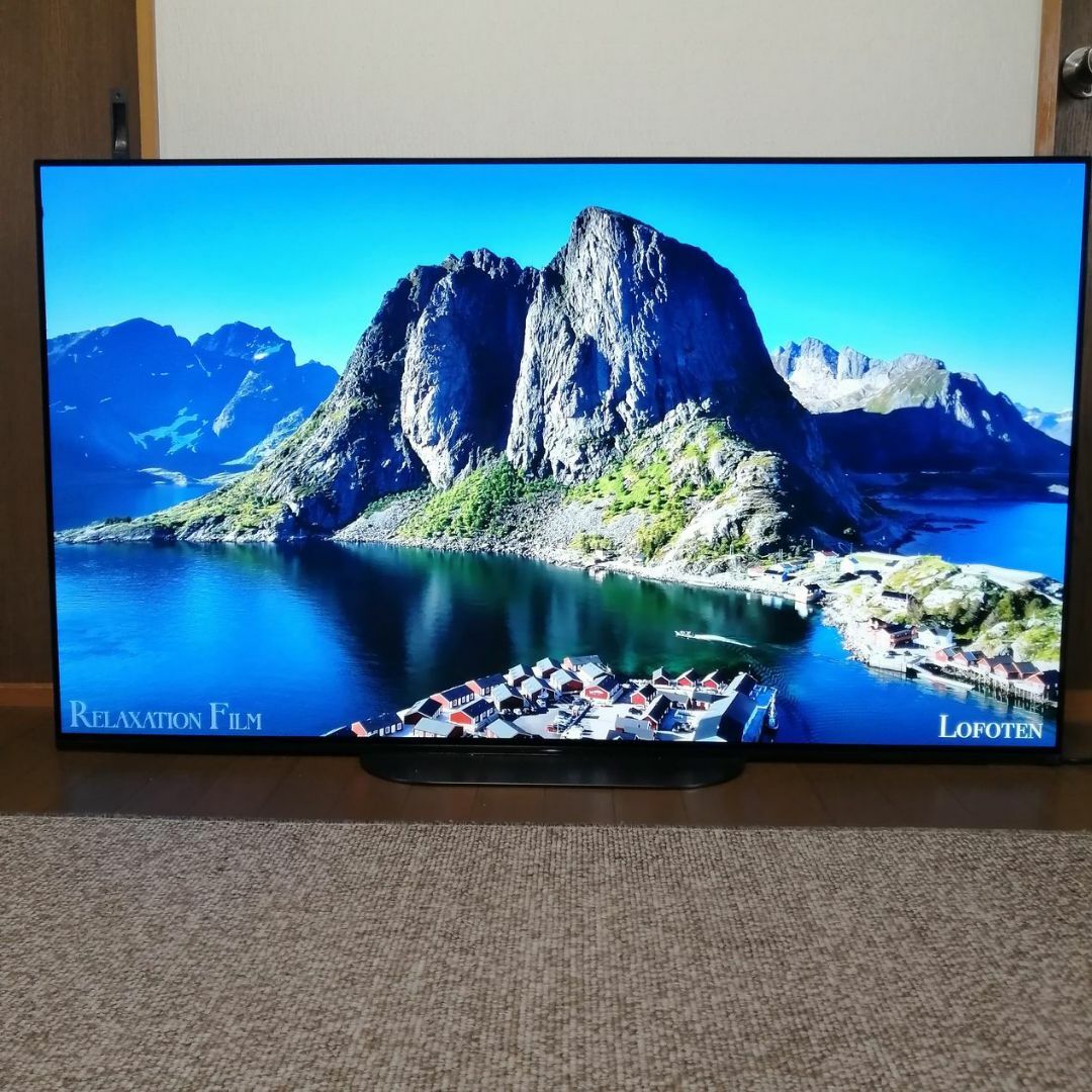 美品 SONY 有機ELテレビ 55V型 KJ-55A9G 4Kチューナー内蔵-