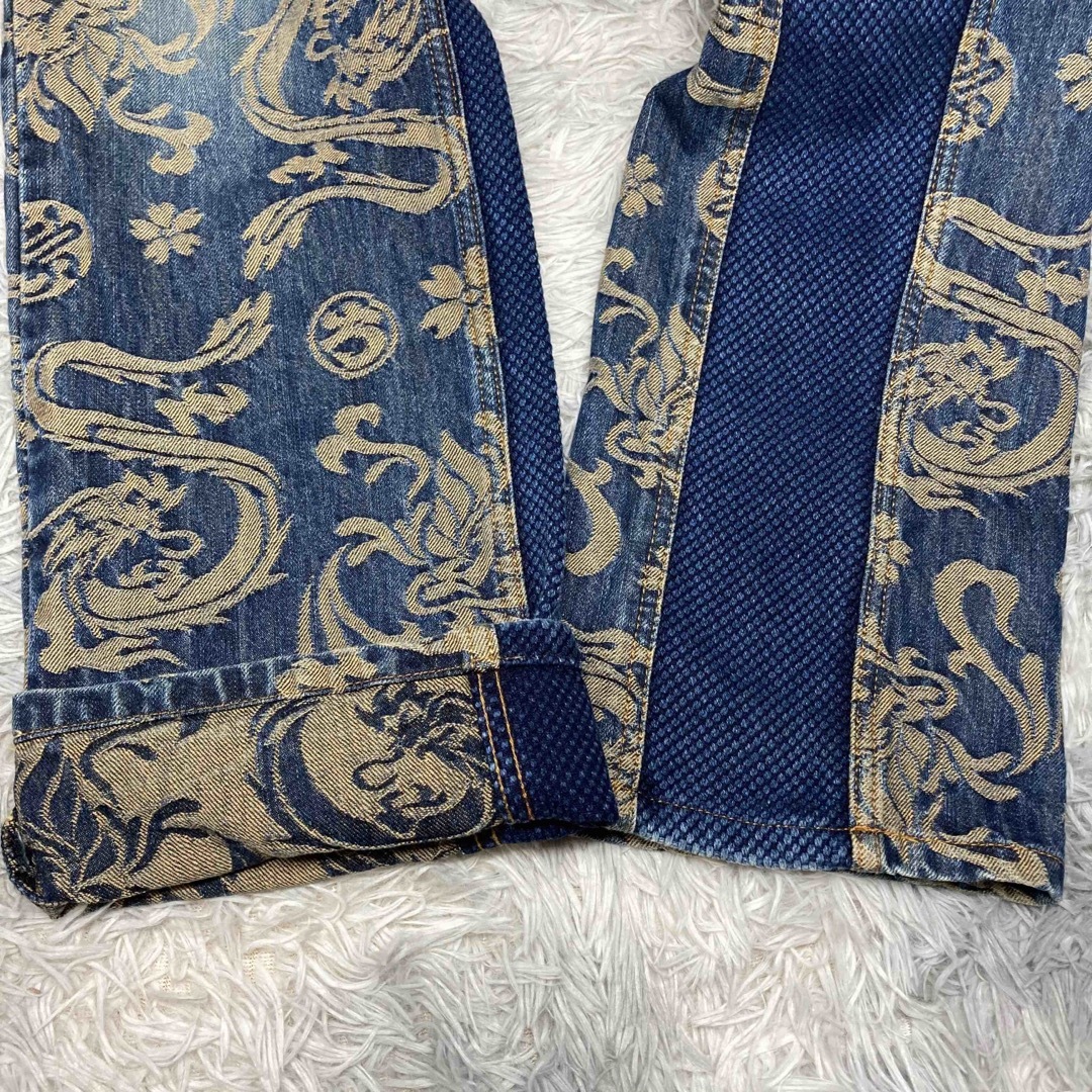 未使用美品 CHIGIRI 龍 桜 ゴブラン 総柄 和柄 ちぎり 30インチの通販