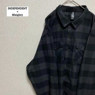 インディペンデント(INDEPENDENT)のINDEPENDENT 80eighty ネルシャツ 長袖 ゆるだぼ 3XL(シャツ)