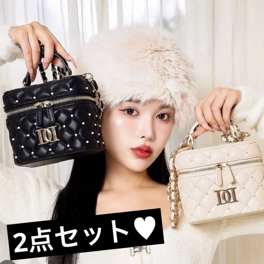 Darich - 2点セット ♥ キルティングパールミニバッグ Darichの通販 by