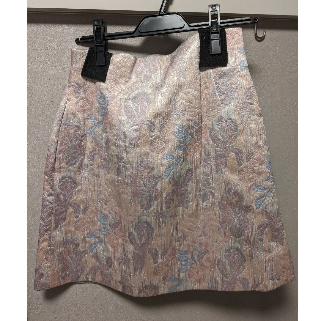 mame 22ss Hazy Floral Jacquard MiniSkirt