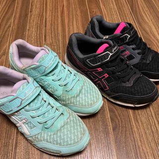 アシックス(asics)のアシックス　スニーカー　2足セット　22.5㎝(スニーカー)