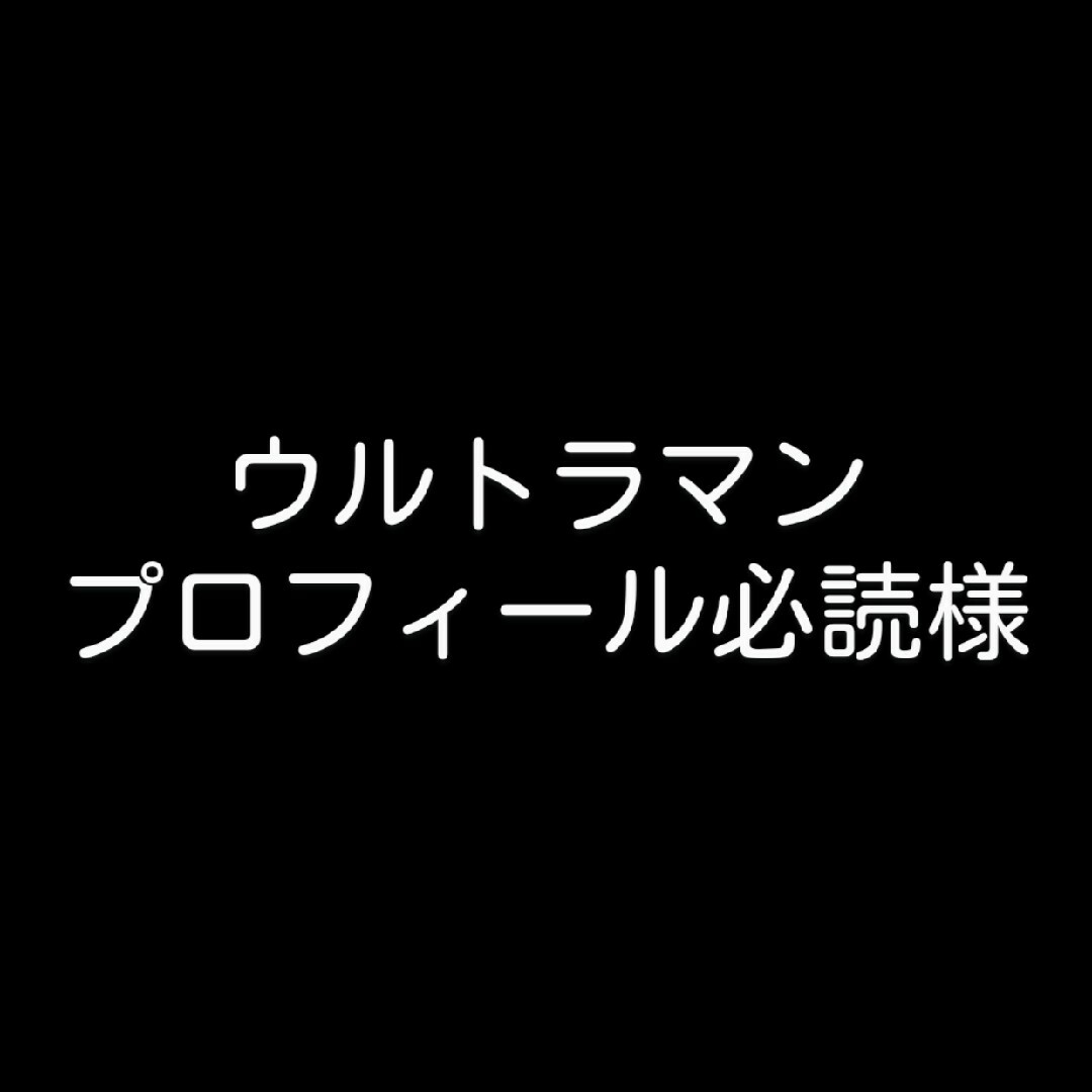 プロフィール必読