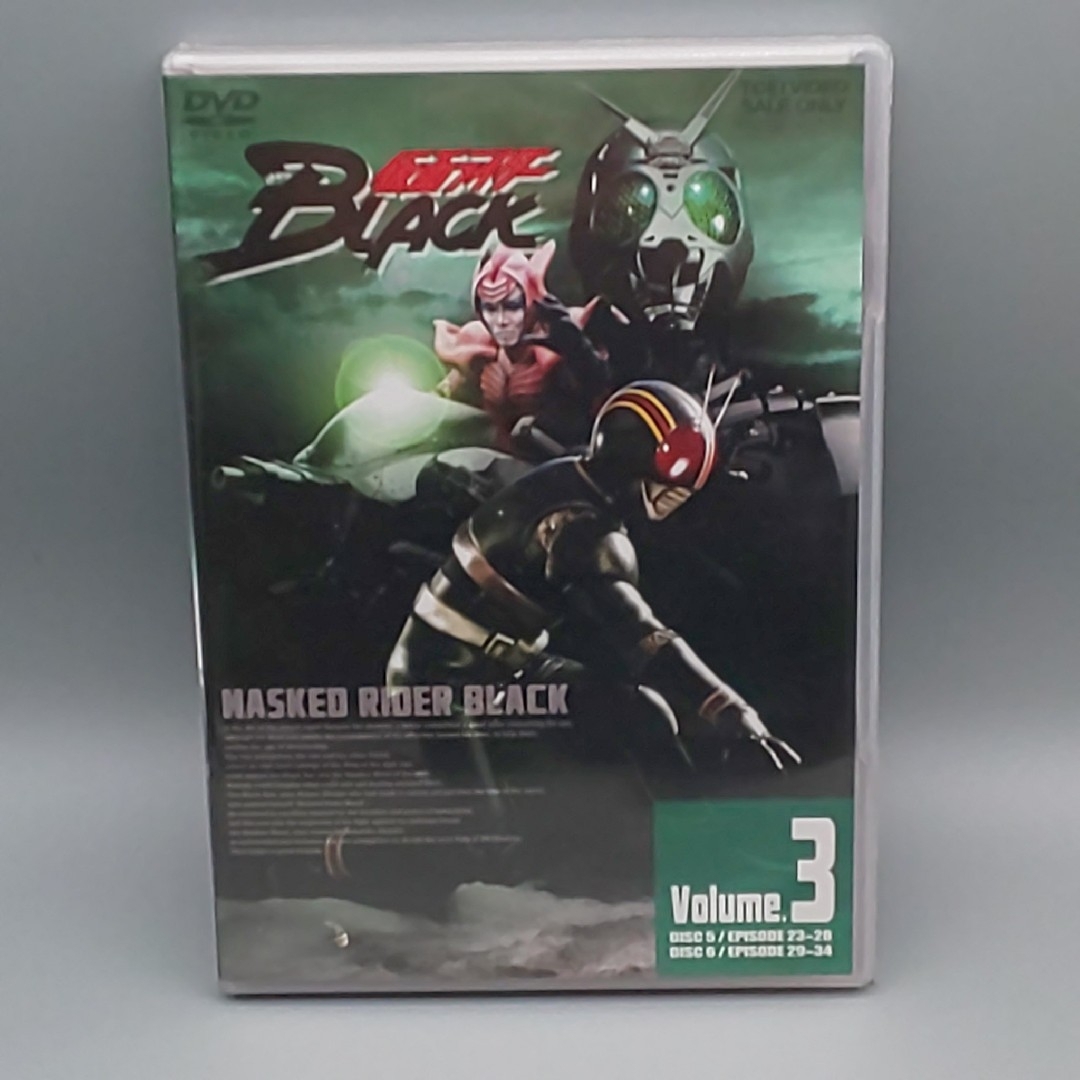 仮面ライダーBLACK　Vol.3　未開封DVD　倉田てつを