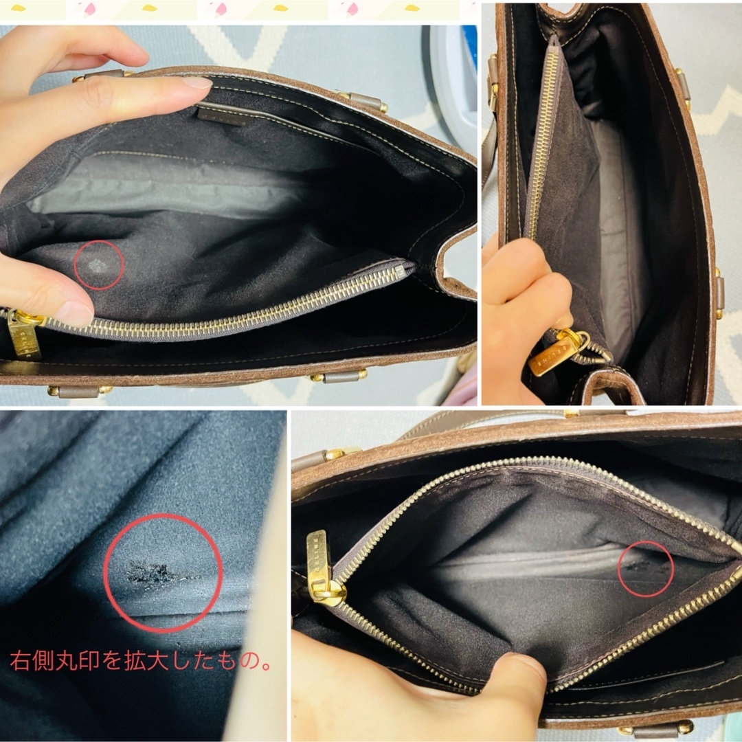 美品 状態考慮 セリーヌ Cマカダム スエードレザー ハンドバッグ 美品 状態考慮 セリーヌ Cマカダム スエードレザー ハンドバッグ