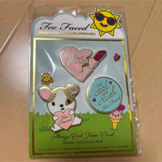 トゥフェイス(Too Faced)のトゥーフェイスド　ピローバームポップリッチ&クリーミーリップバーム　ピンバッジ付(リップケア/リップクリーム)