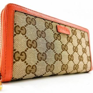 グッチ 財布(オレンジ/橙色系)の通販 100点以上 | Gucciを買うならラクマ
