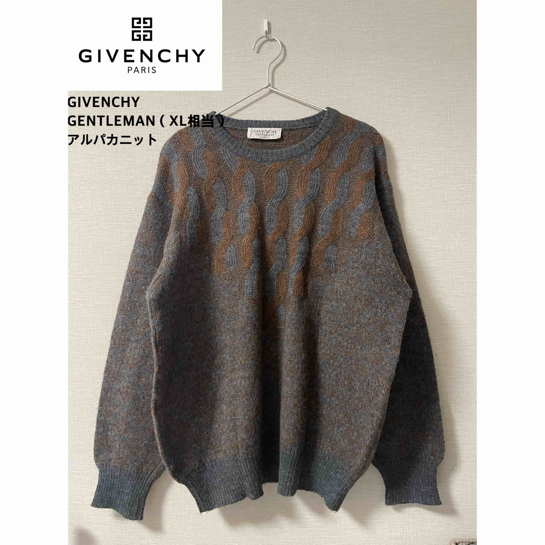 GIVENCHY/ジバンシイ/GENTLEMAN/長袖クルーネックニット/総柄