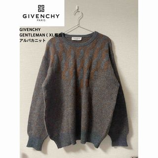 GIVENCHY ジバンシー Vネック ニット  ヴィンテージ 昭和レトロ