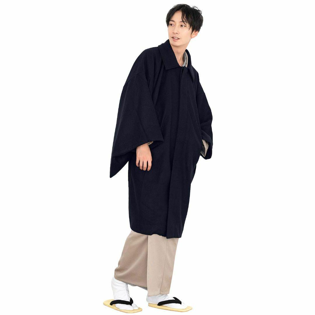KYOETSU キョウエツ 着物コート 和装コート メンズ 男性 角袖