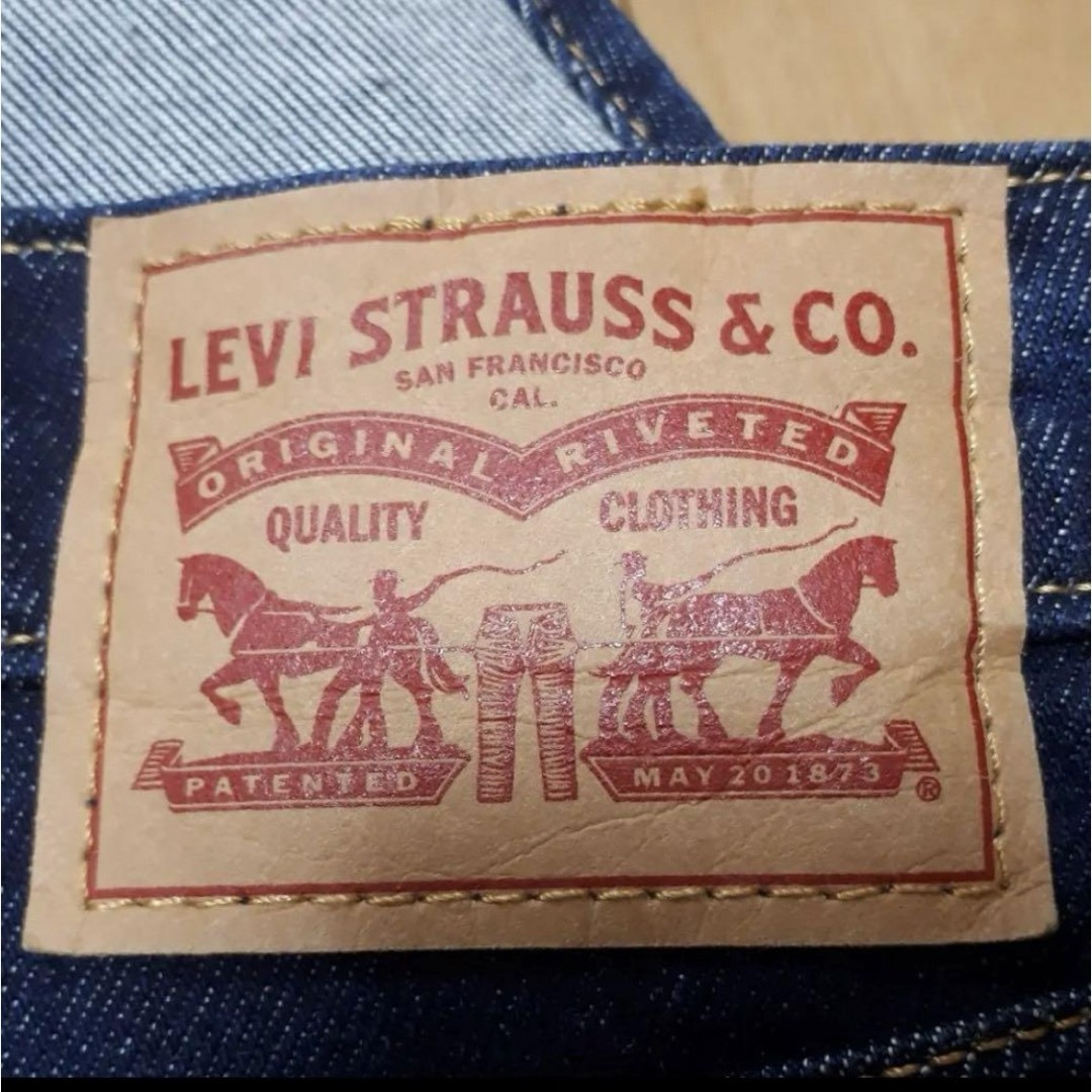 Levi's(リーバイス)のLevi's リーバイス レディース オーバーオール サロペット デニム 濃紺 レディースのパンツ(サロペット/オーバーオール)の商品写真