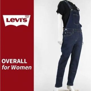 リーバイス(Levi's)のLevi's リーバイス レディース オーバーオール サロペット デニム 濃紺(サロペット/オーバーオール)