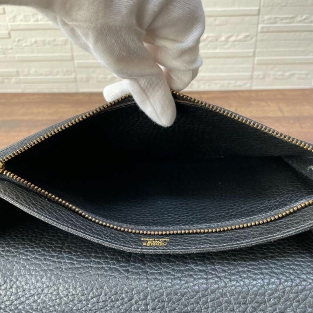 Hermes - レア エルメス ジェット アルデンヌ レザー クラッチ ハンド