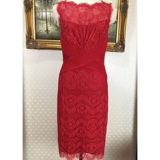 タダシショウジ(TADASHI SHOJI)の新品☆ TADASHI SHOJI   サイズ8Ｐ(ひざ丈ワンピース)