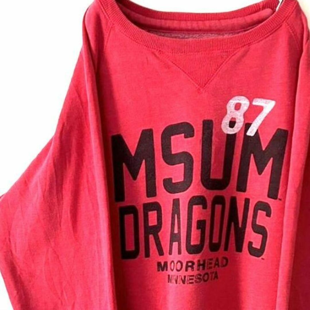 ジェイアメリカ MSUM 87 ドラゴンズ スウェット L レッド 赤