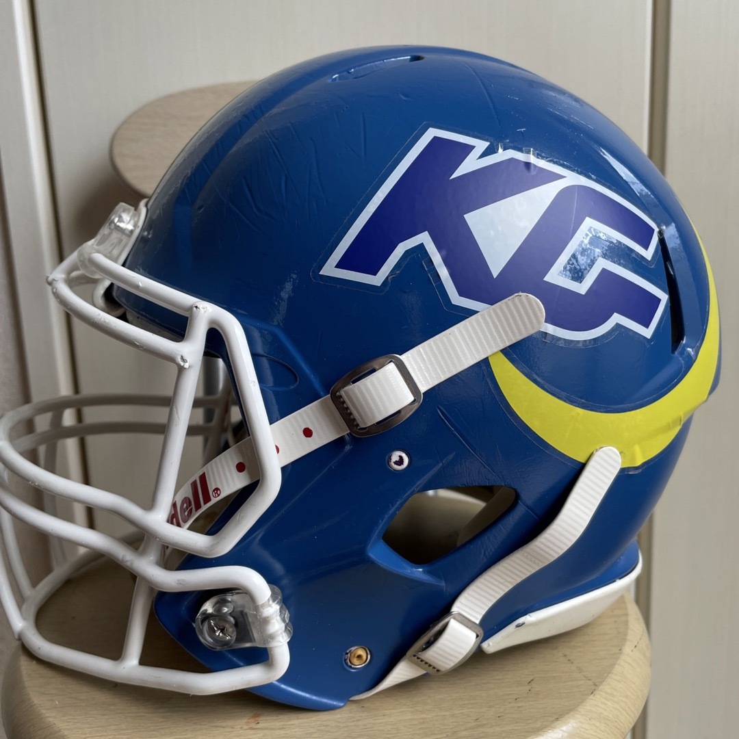 関西学院大学“FIGHTERS“試合用ヘルメット(選手実使用)の通販 by でぃ