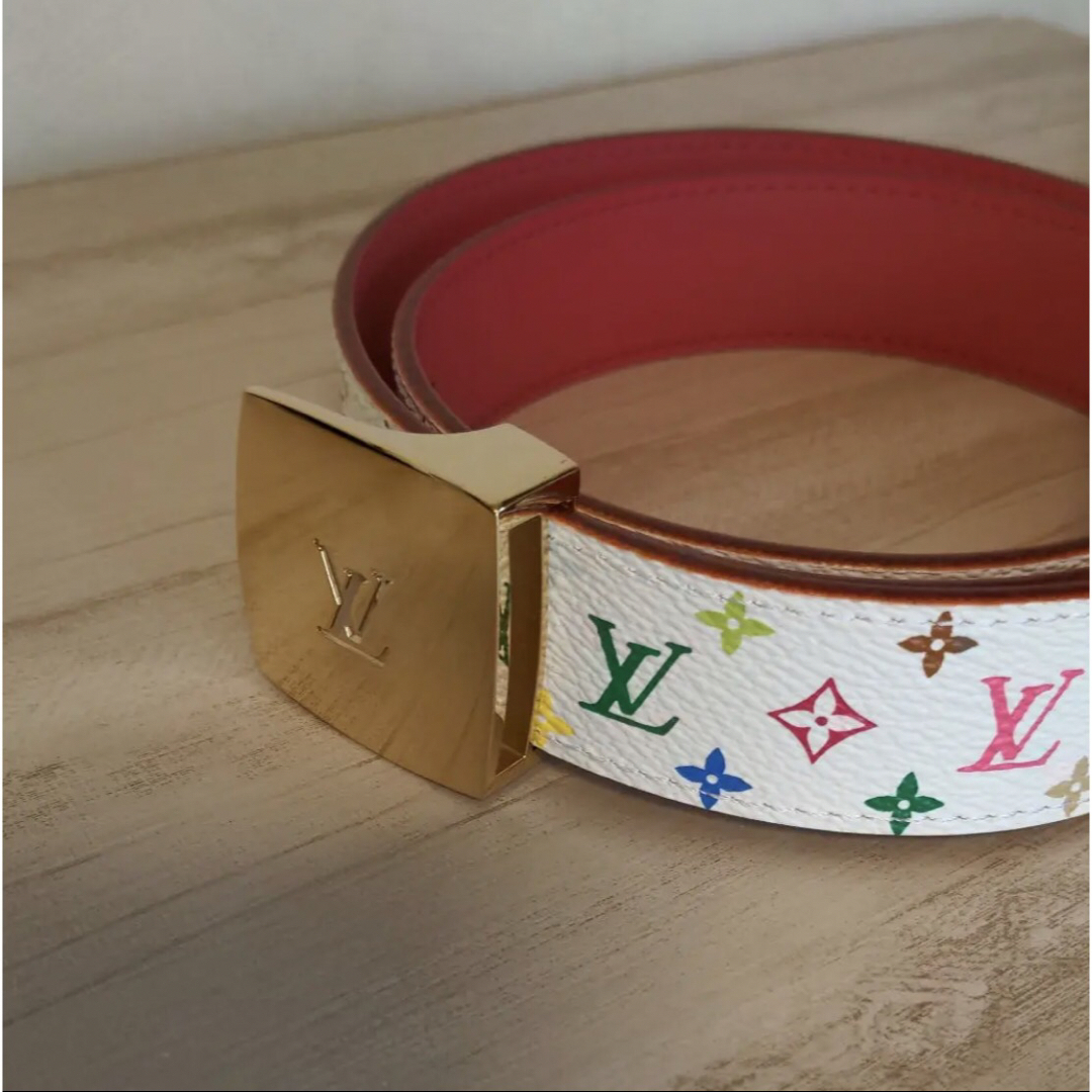 【極美品】LOUIS VUITTON マルチカラー　ベルト