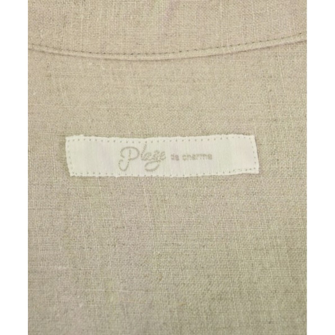 Plage(プラージュ)のPlage プラージュ シャツワンピース 36(S位) ベージュ 【古着】【中古】 レディースのワンピース(その他)の商品写真