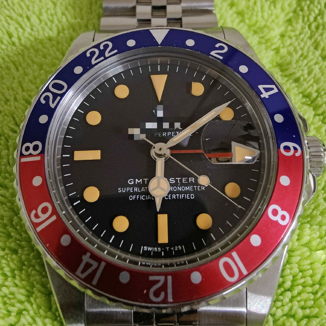 【本格仕様】CUSTOM MOD GMT-MASTER メンズ腕時計 自動巻 | フリマアプリ ラクマ