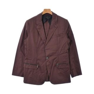 ランバン(LANVIN)のLANVIN ランバン カジュアルジャケット 48(L位) 茶 【古着】【中古】(テーラードジャケット)