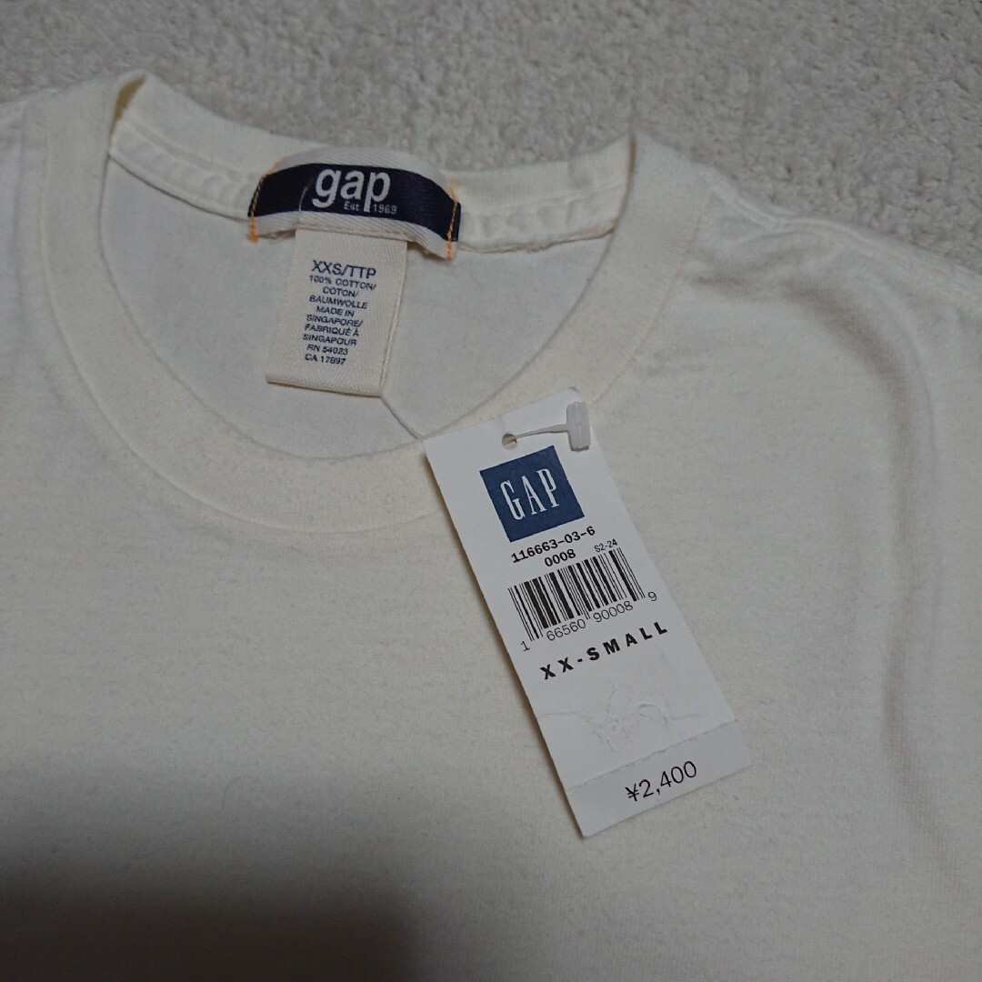 GAP(ギャップ)の新品  レディース  gap  Tシャツ  無地 レディースのトップス(Tシャツ(半袖/袖なし))の商品写真