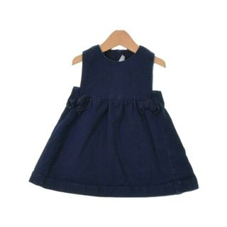 プチバトー(PETIT BATEAU)のPETIT BATEAU プチバトー ワンピース（その他） 90 紺(デニム) 【古着】【中古】(ワンピース)