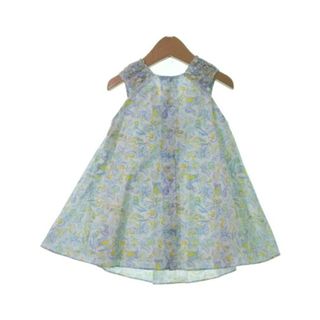 baby Dior - baby Dior ワンピース(その他) 18 白x水色x黄等(総柄