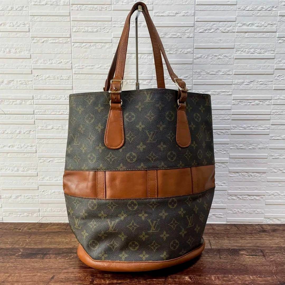 LOUIS VUITTON - ルイヴィトン モノグラム USA バケット ショルダー