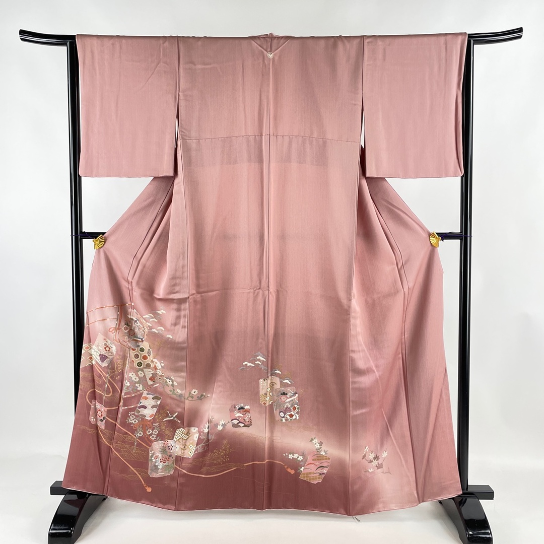 色留袖 身丈163cm 裄丈64cm 正絹 美品 秀品