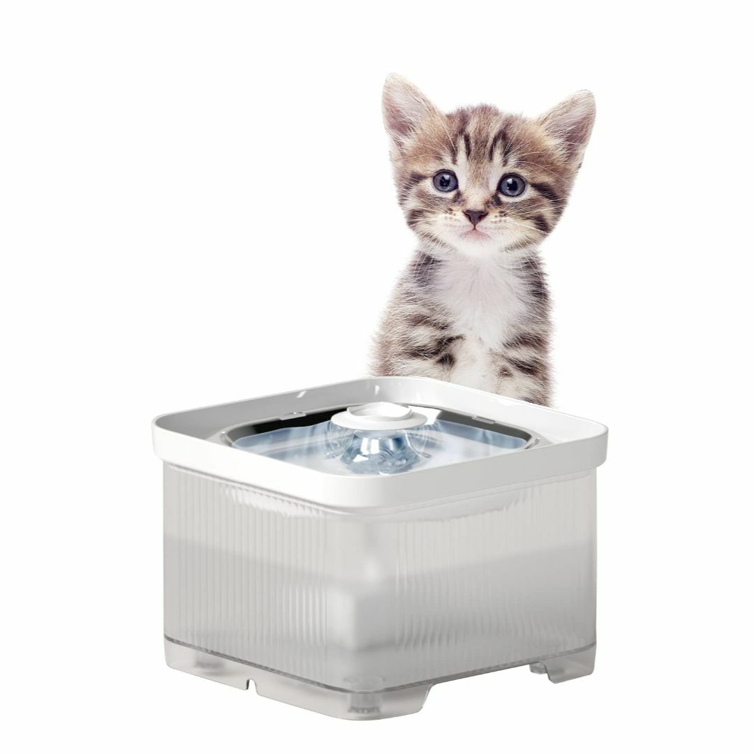 ブリシア 給水器 水飲み器 猫 コードレス自動給水器 犬 小動物 組み立て簡単