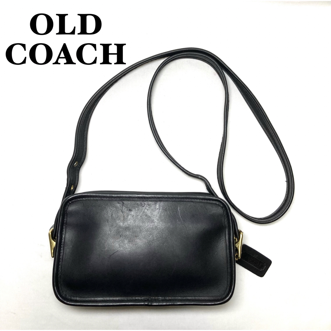 COACH - 【美品】COACH オールドコーチ ショルダーバッグ ブラック