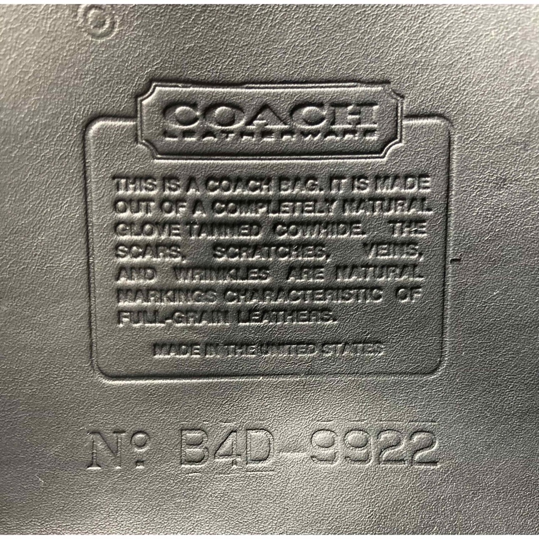 【美品】COACH オールドコーチ　ショルダーバッグ　USA製　9922 8