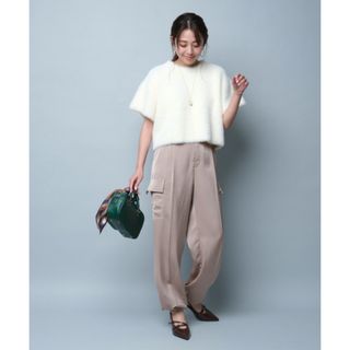 ジャスグリッティー(JUSGLITTY)の新品　JUSGLITTY ジャスグリッティー マットサテンワークパンツ(カジュアルパンツ)