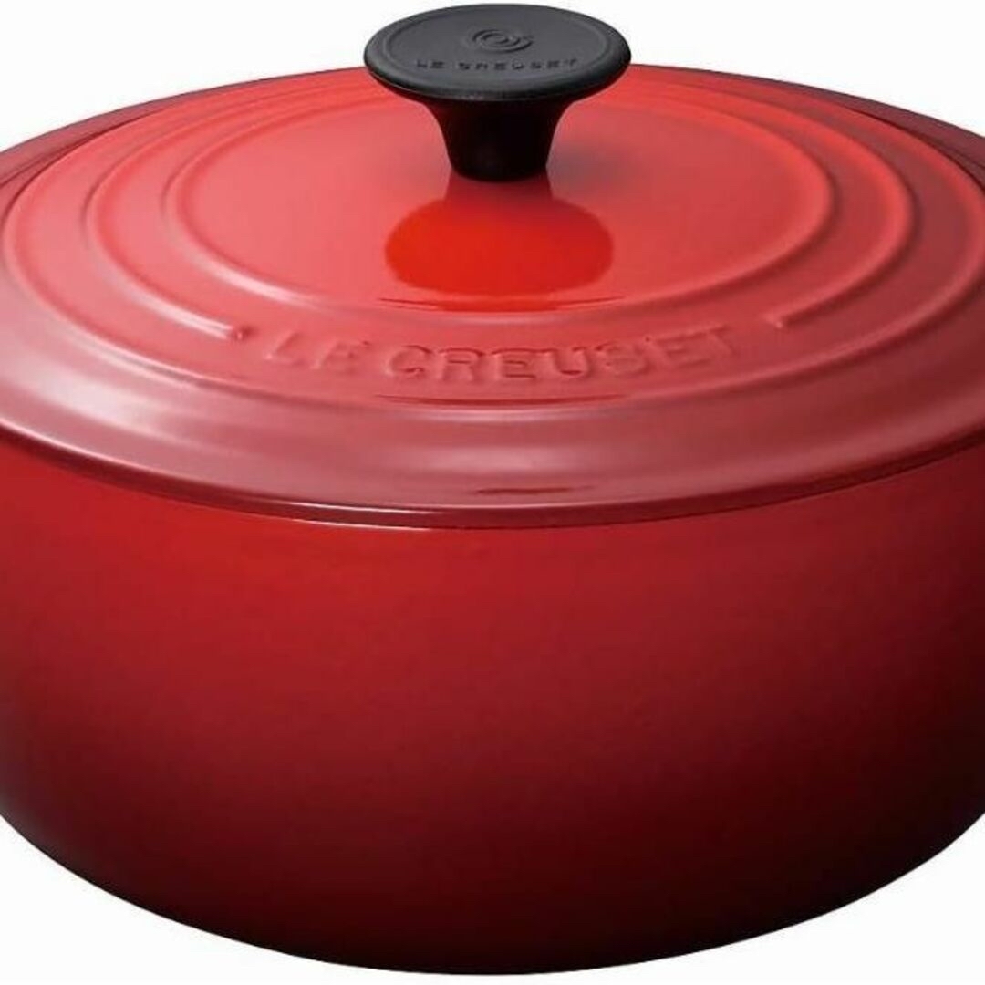 LE CREUSET - ル・クルーゼ ココット・ロンド 18 cm チェリーレッド