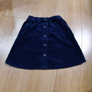 ユニクロ(UNIQLO)のユニクロ　コーデュロイ　スカート　150(スカート)