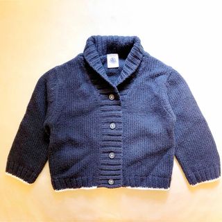 プチバトー(PETIT BATEAU)のプチバトー☆これ一枚できちんと見えニット☆お受験七五三付き添いに☆12m74cm(カーディガン/ボレロ)