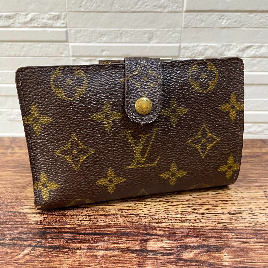 LOUIS VUITTON モノグラム ヴィエノワ　がま口　折り財布