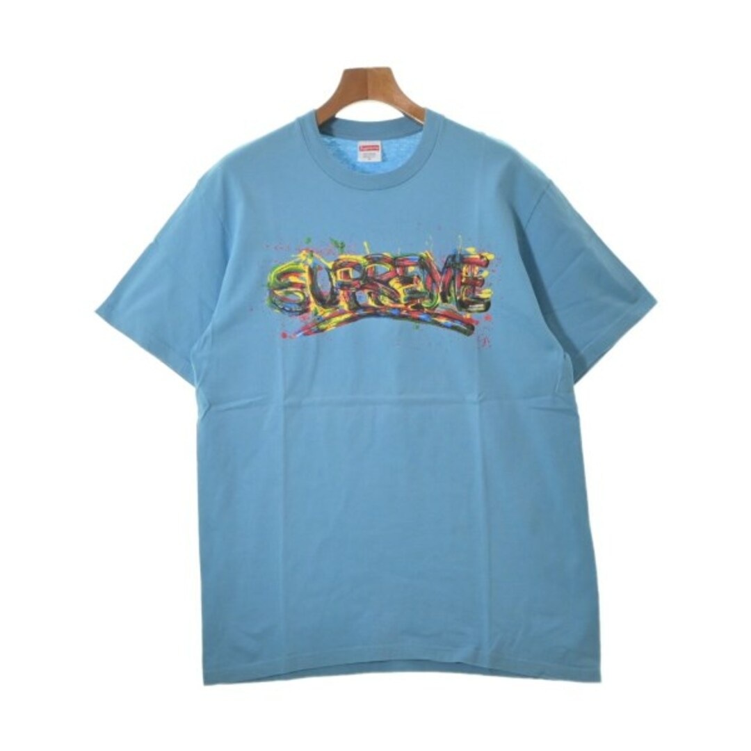 Supreme シュプリーム Tシャツ・カットソー M 青 - Tシャツ/カットソー