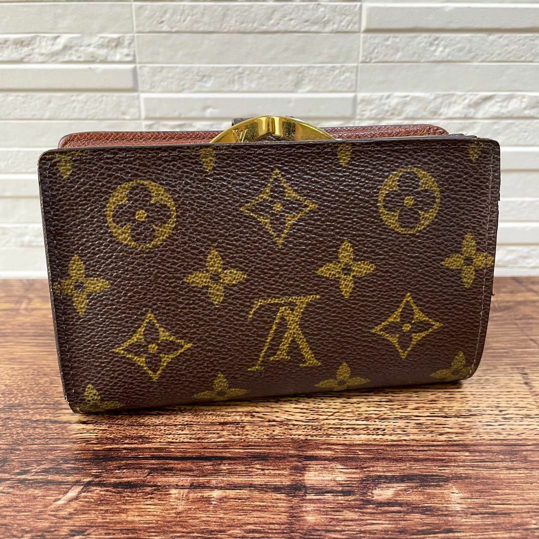 LOUIS VUITTON ポルトフォイユヴィエノワ モノグラム がま口折り財布