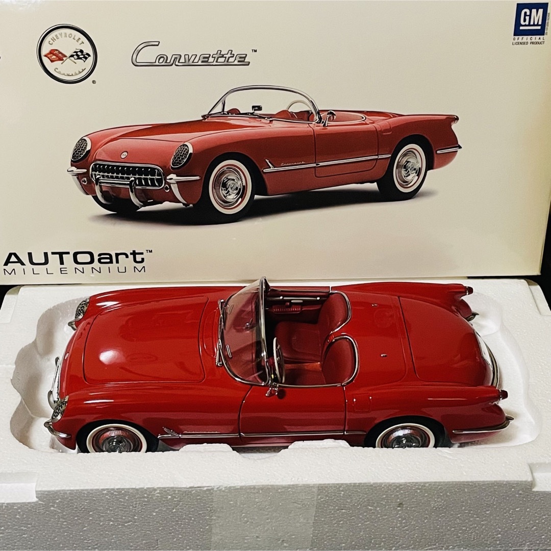 AUTOart - 1/18 AUTOart シボレー コルベット (C1) 1954の通販 by ...