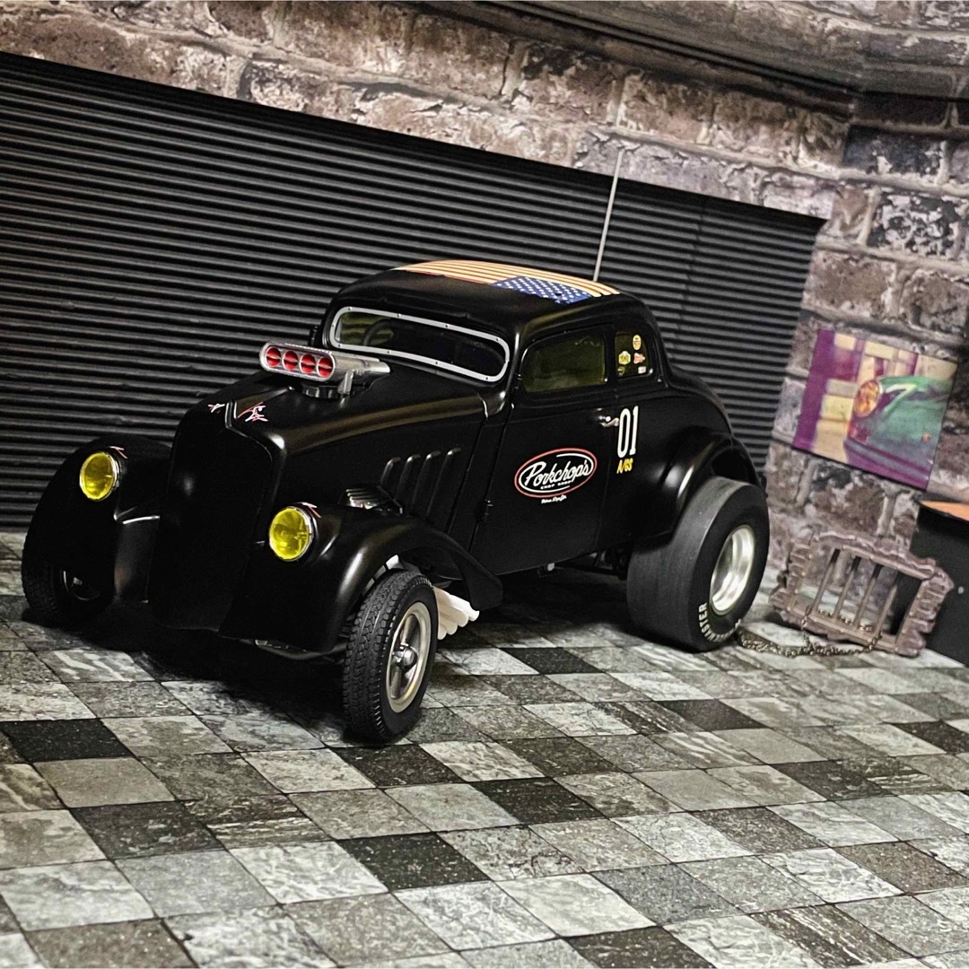 国内未入荷 1/18 ACME WILLYS GASSER PORK CHOP エンタメ/ホビーのおもちゃ/ぬいぐるみ(ミニカー)の商品写真