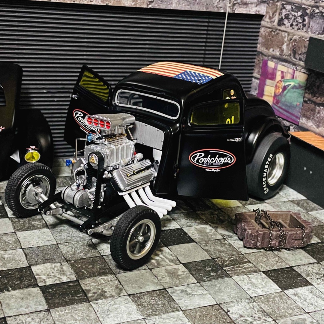 国内未入荷 1/18 ACME WILLYS GASSER PORK CHOP エンタメ/ホビーのおもちゃ/ぬいぐるみ(ミニカー)の商品写真