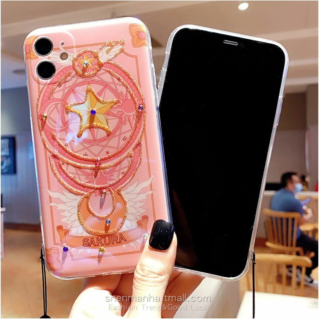 【色:さくら腕用_サイズ:iphone15 Ultra】iphone15美少女戦 3