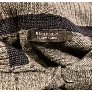 BURBERRY - 【入手困難】BURBERRY BLACK LABEL 3 羊毛 ニットセーター
