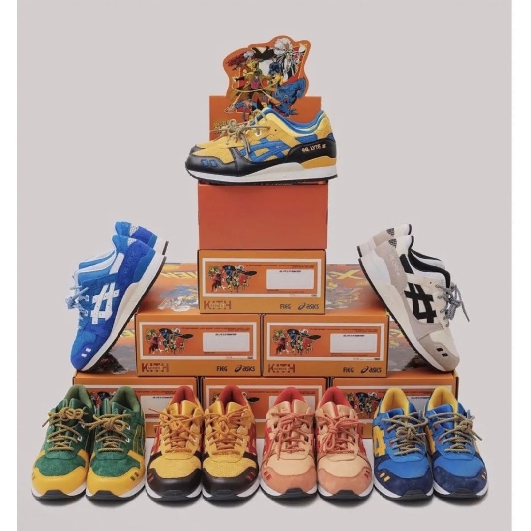 KITH(キス)の未開封 kith marvel X-MEN ASICS Gel-Lyte III メンズの靴/シューズ(スニーカー)の商品写真